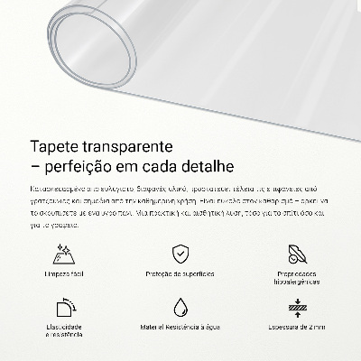 Zacht glas voor op het bureau