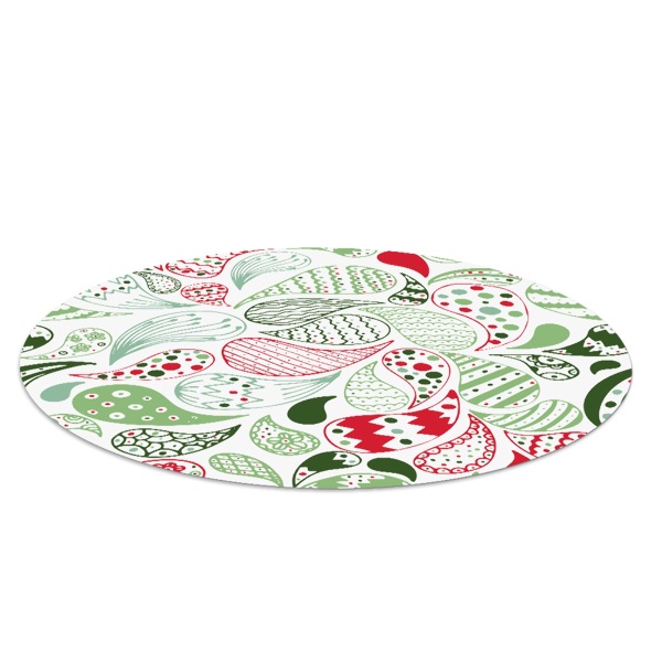 Ronde stoel mat Turks traanpatroon