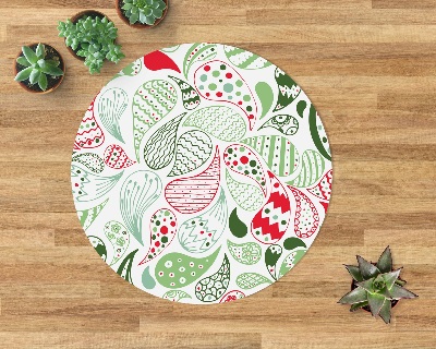 Ronde stoel mat Turks traanpatroon