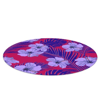 Ronde stoel mat Tropische compositie