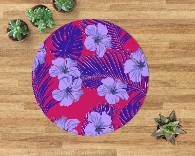 Ronde stoel mat Tropische compositie