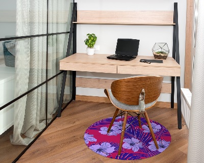 Ronde stoel mat Tropische compositie