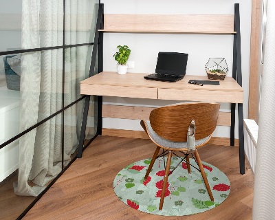 Ronde stoel mat Wilde aardbei