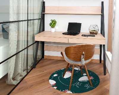 Ronde vloerbescherming Flesgroene aardbei