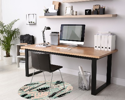 Ronde stoel mat De natuur vertrekt