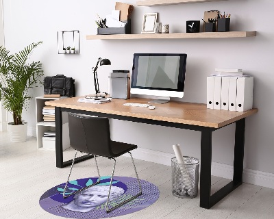 Ronde vloerbescherming Modernistische beeldhouwkunst