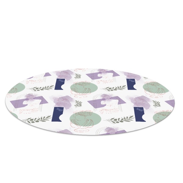 Ronde stoel mat Antieke portretten