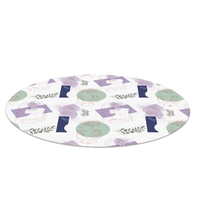 Ronde stoel mat Antieke portretten