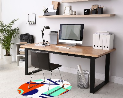 Ronde vloerbescherming Abstract patroon