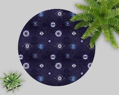 Ronde vloerbescherming Griekse ogen