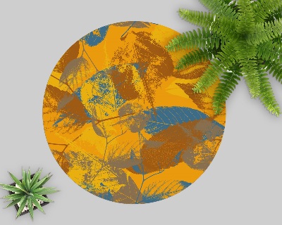 Ronde stoel mat Herfstbladeren
