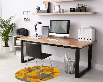 Ronde stoel mat Herfstbladeren