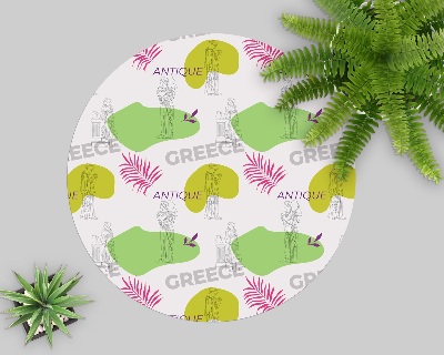 Ronde vloerbescherming voor bureaustoel Modern Griekenland