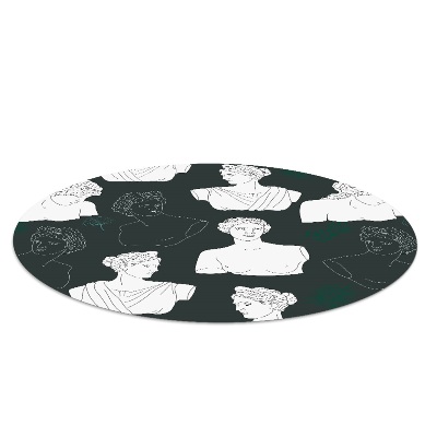 Ronde stoel mat Compositie van sculpturen