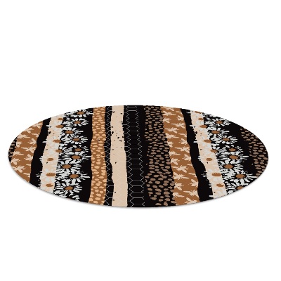 Ronde vloerbescherming voor bureaustoel Bijenbloem Mozaïek