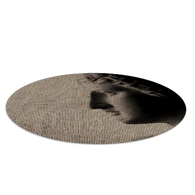 Ronde vloerbescherming voor bureaustoel Nieuw Rome