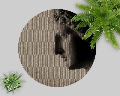 Ronde vloerbescherming voor bureaustoel Nieuw Rome