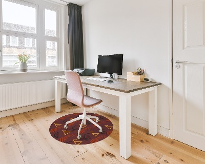 Ronde stoel mat Penseel krabbels