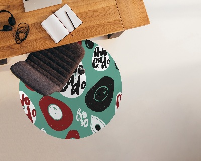 Ronde stoel mat Retro avocado