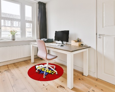 Ronde vloerbescherming Wauw! Strip