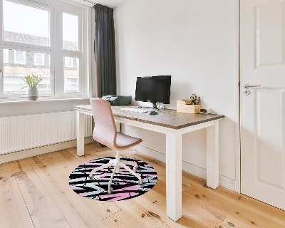 Ronde vloerbescherming Graffiti-krabbels