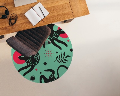 Ronde stoel mat Surrealistische poema