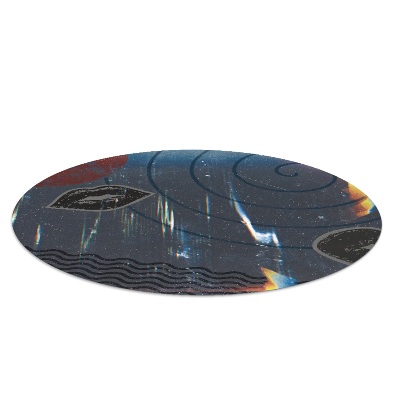 Ronde stoel mat Stoffig patroon