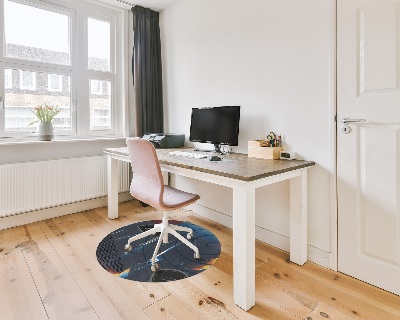 Ronde stoel mat Stoffig patroon