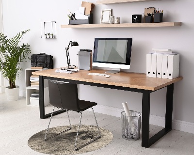 Ronde vloerbescherming Leeuwen Afrika patronen