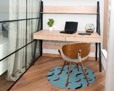 Ronde vloerbescherming Karper- en golfpatronen