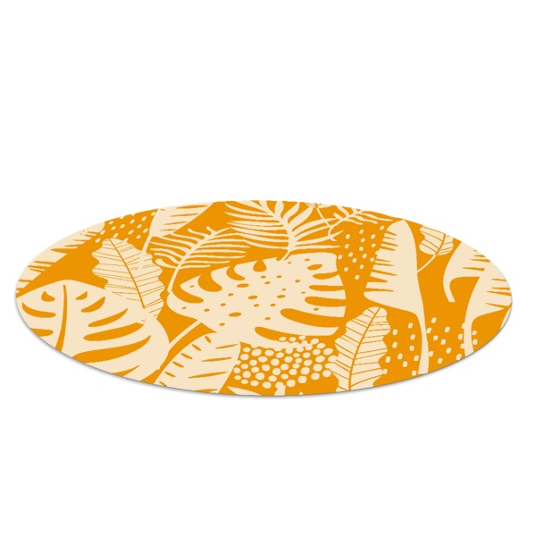 Ronde stoel mat Bladeren natuur