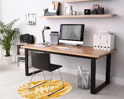 Ronde stoel mat Bladeren natuur