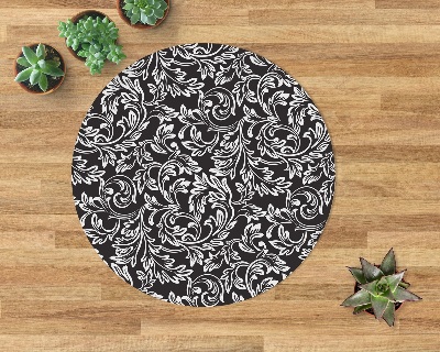 Ronde vloerbescherming Ingewikkelde bladeren