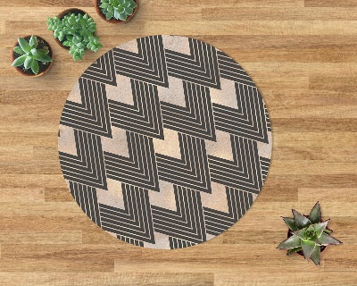 Ronde stoel mat Artistiek decoratief patroon