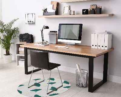 Ronde vloerbescherming Artistieke Ginkgo