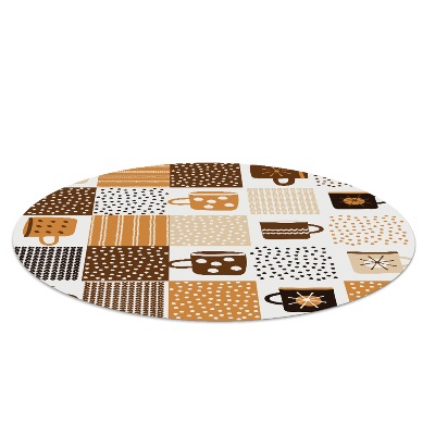 Ronde vloerbescherming voor bureaustoel Mokken, keramiek, schalen