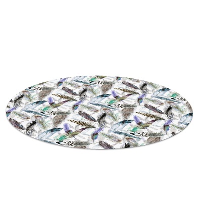 Ronde vloerbescherming Vogelveren