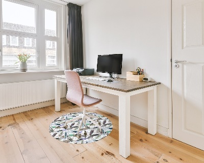 Ronde vloerbescherming Vogelveren