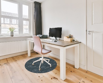 Ronde vloerbescherming Illustratie van de maanfase