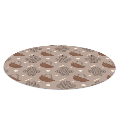 Ronde stoel mat Abstract patroon