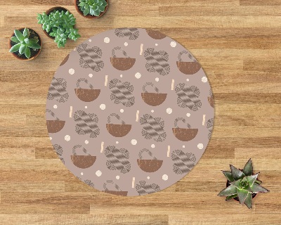 Ronde stoel mat Abstract patroon