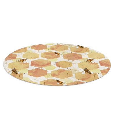 Ronde stoel mat Bijen honingraat