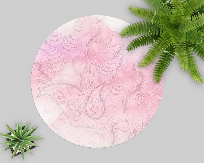 Ronde stoel mat Victoriaans patroon