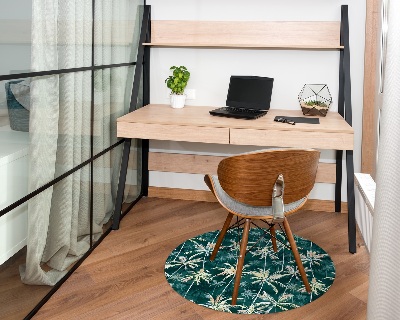 Ronde stoel mat Palmbomen tropisch patroon