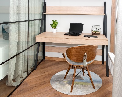 Ronde stoel mat Aquarel beer