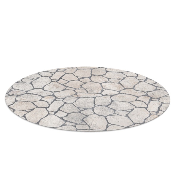 Ronde vloerbescherming Stenen pad