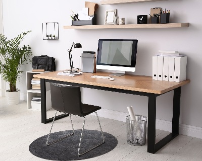 Ronde vloerbescherming voor bureaustoel Verbrande bladeren