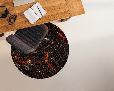 Ronde stoel mat Lavapad