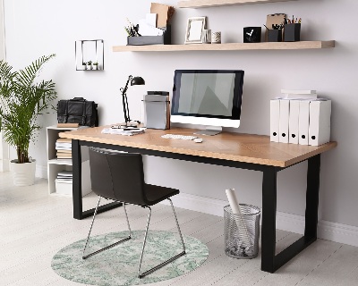 Ronde vloerbescherming Verwelkte bladeren