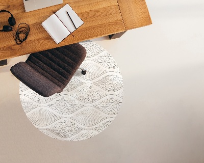 Ronde stoel mat Kustpatroon